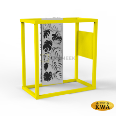 Пергола с декоративным панно