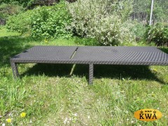 Усиленный плетеный шезлонг Strong