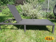 Усиленный плетеный шезлонг Strong