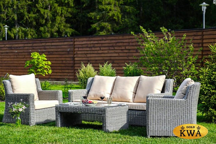 Диванная группа из искусственного ротанга SUNSTONE  Joygarden