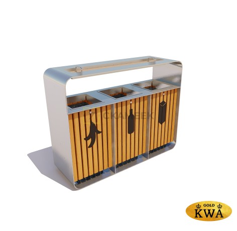 Урна для раздельного сбора «Трио»