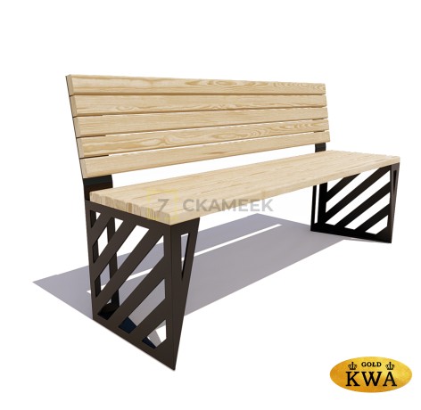 Скамейка парковая «Тула» (ангарская сосна 2,0,40х60)