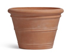 Кашпо TREEZ Ergo Italica Классический конус Терракот д-61, в-43 см