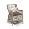 "Латте" плетеное кресло из искусственного ротанга, цвет бежевый