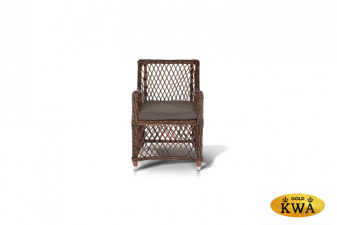 "Айриш" обеденная группа плетеная на 4 персоны, цвет коричневый