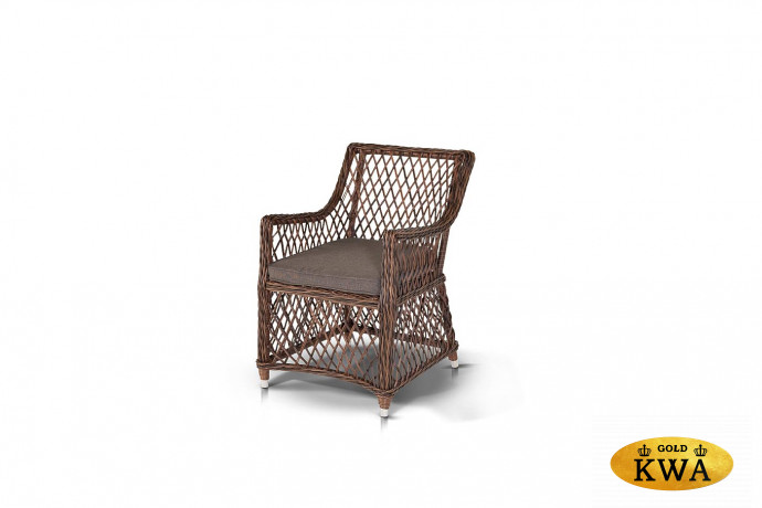 "Айриш" обеденная группа плетеная на 4 персоны, цвет коричневый