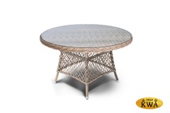 &quot;Равенна&quot; обеденная группа плетеная, цвет соломенный