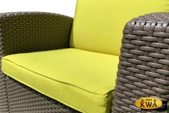 Комплект чехлов на подушки для мебели Rattan Premium, нео яблоко