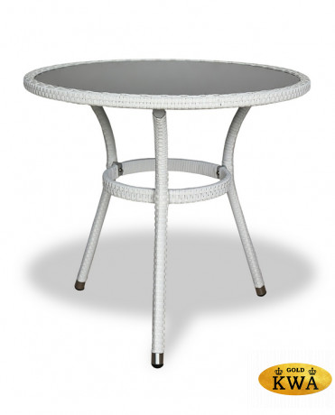 Плетеный стол LOTUS круглый светлый