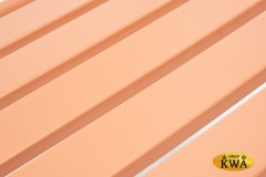 &quot;Дионис&quot; стул с обработкой против ржавчины, стальной каркас, цвет светло-коралловый