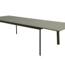 Обеденный стол из алюминия GONZO раздвижной 200/300 см олива Joygarden
