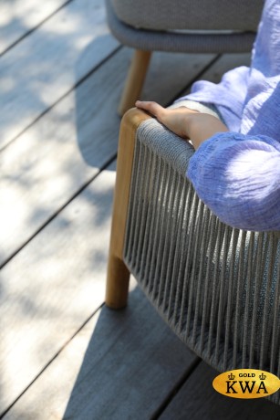 Avesta Комплект лаунж мебели серый, тик/алюминий/веревка