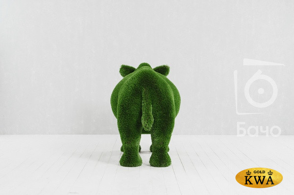 Топиари ландшафтная фигура Носорог малый