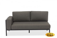 Stockholm Диван антрацит/серый, алюминий