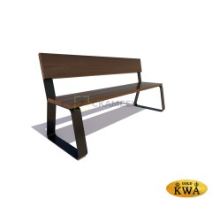 Скамейка «Кемерово» без подлокотников