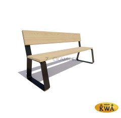 Скамейка «Кемерово» без подлокотников