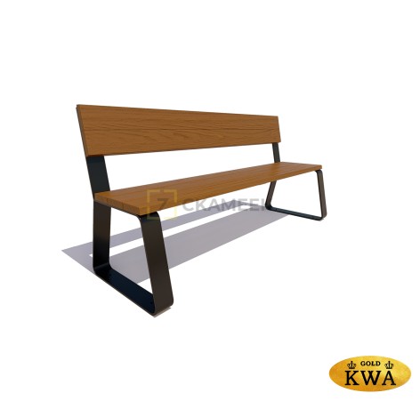 Скамейка «Кемерово» без подлокотников