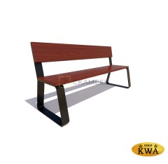 Скамейка «Кемерово» без подлокотников