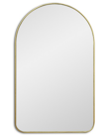 Arch M Gold Зеркало в тонкой раме Smal