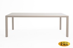 Обеденный стол из алюминия GONZO 220 см бежевый  Joygarden