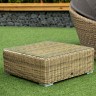 "Лунго" журнальный столик плетеный, цвет соломенный