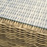 "Лунго" журнальный столик плетеный, цвет соломенный
