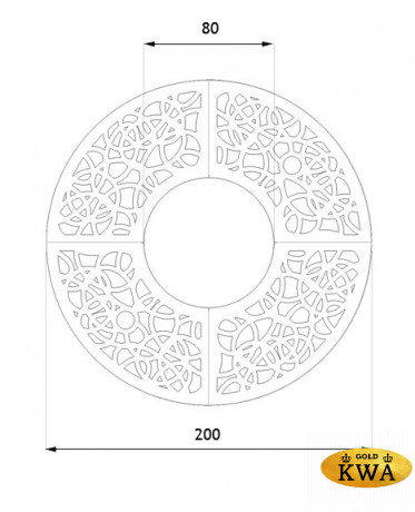 Приствольная решетка Аэро 06.014.0 1200