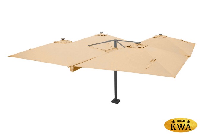 Зонт четверной Тулуза 3*3м, цвет песочный