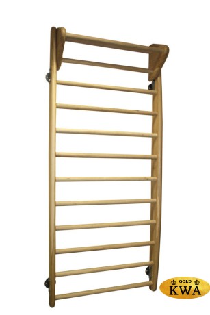 Из дуба с деревянным турником 235*100 см