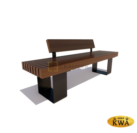 Скамейка «Ростов» со спинкой