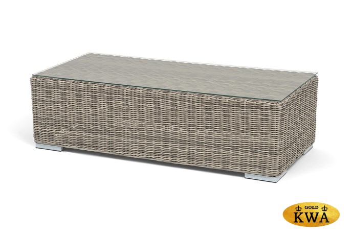 "Боно" журнальный столик из искусственного ротанга, цвет бежевый