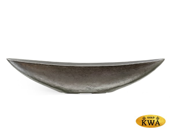 Кашпо TREEZ Effectory Metal Лодка Стальное серебро в-15 см, ш-13,5 см, д-65 см 4/4