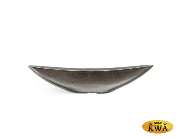 Кашпо TREEZ Effectory Metal Лодка Стальное серебро в-15 см, ш-13,5 см, д-65 см 4/4