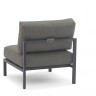 Stockholm Диван антрацит/серый, алюминий