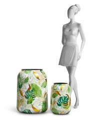 Кашпо TREEZ Effectory Savage Garden Дизайн-ваза Botanical в-43 см, д-26 см