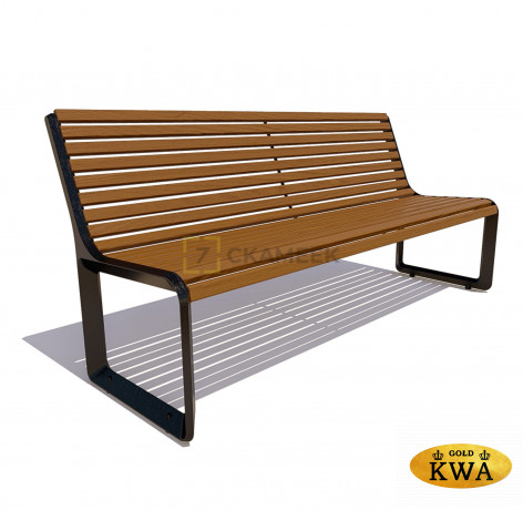 Скамейка чугунная «Милан» (2,0 композитный материал)