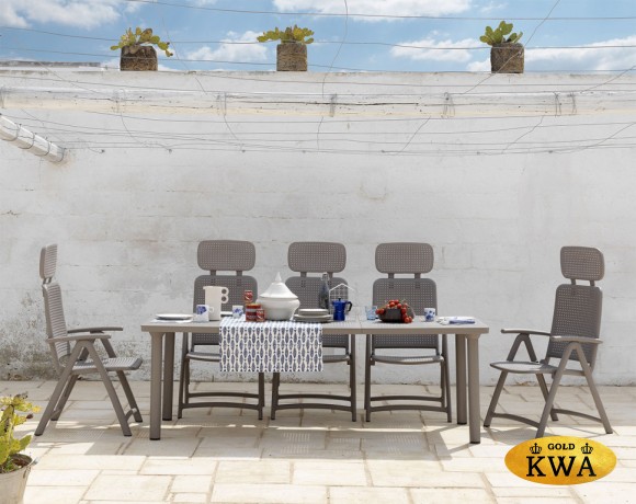 Кресло пластиковое складное Nardi Acquamarina