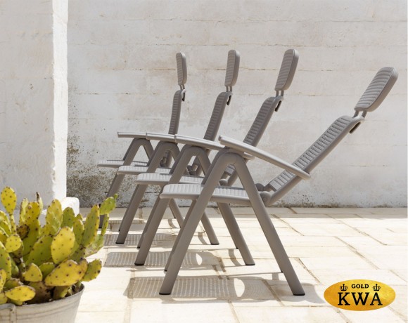 Кресло пластиковое складное Nardi Acquamarina