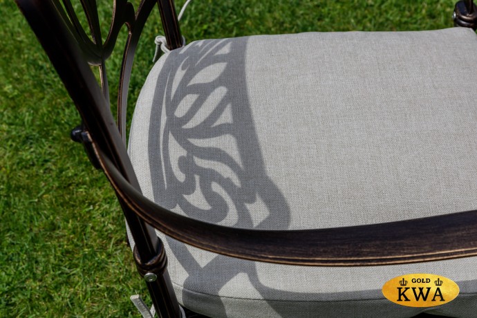 Обеденный комплект из литого алюминия WILHELM на 6 персон (овальный стол)