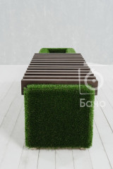 Топиари Лавочка Sherwood с нишей, цвет темный