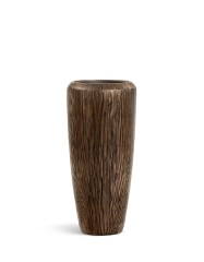 Кашпо TREEZ Effectory Wow Высокий конус Design Тёмное матовое золото в-117 см, д-34 см 1/1