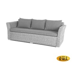 &quot;Капучино&quot; диван из искусственного ротанга (гиацинт) трехместный, цвет коричневый