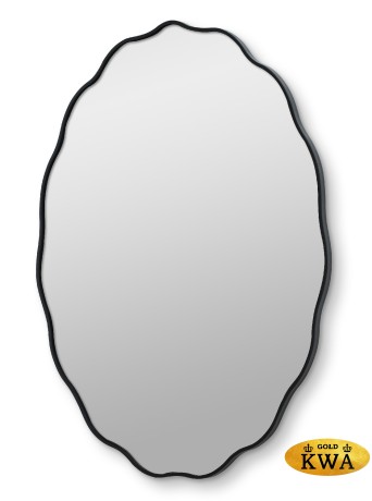 Fancy Oval Black Зеркало в тонкой раме