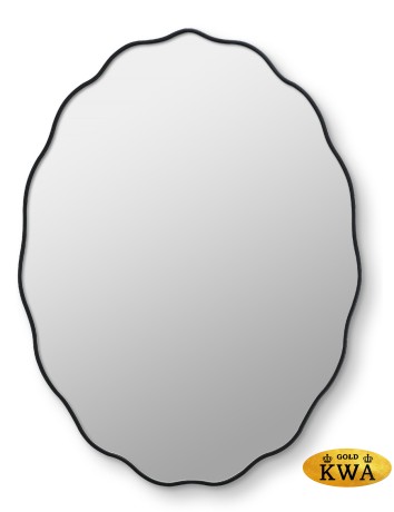 Fancy Oval Black Зеркало в тонкой раме