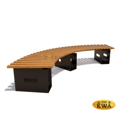 Садово-парковая скамейка «Сити» (лиственница, 30х60, 2357)