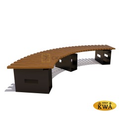 Садово-парковая скамейка «Сити» (лиственница, 30х60, 2357)