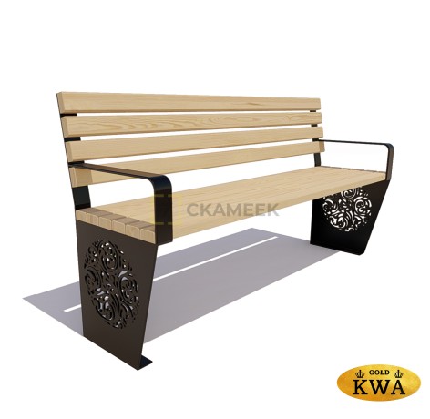 Скамейка «Индия» (3,0 м ангарская сосна)