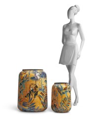 Кашпо TREEZ Effectory Savage Garden Дизайн-ваза King в-43 см, д-26 см