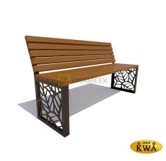 Скамейка «Севастополь» без подлокотников (1,5 лиственница,40х60)