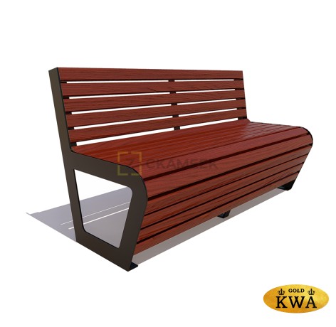 Скамейка «Клин»  (1,5 лиственница)